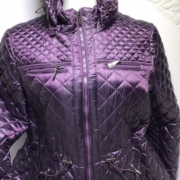 Laundry By Shelli Segal Jackets & Blazers - Laundry by Shelley Segel Los Angeles extra large purple quilted puffer jacket